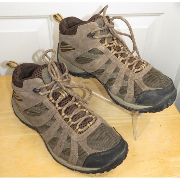 Columbia Men\'s Redmond Mid Waterproof Hiking Boots Cordovan/Dark Banana Size 9.5 main image 6